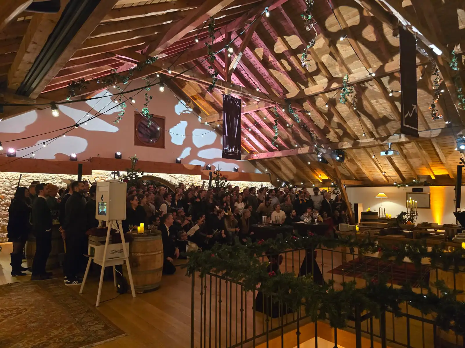Soirée de Noël d'entreprise en Suisse romande organisée par Global Creative
